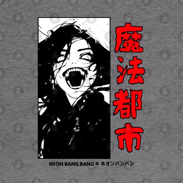 Anime Dark Goth Horror Manga Japanese Streetwear Aesthetic by Neon Bang Bang